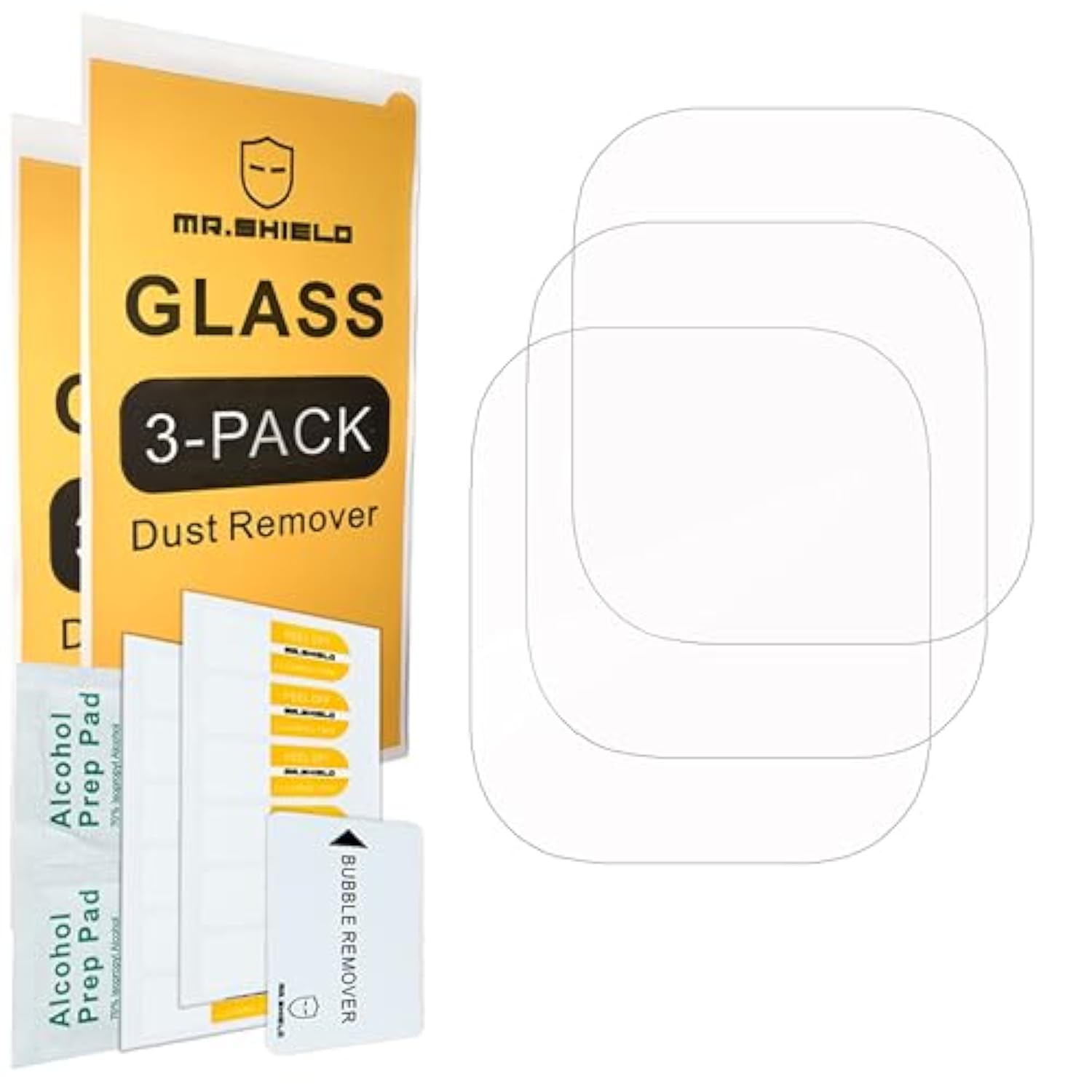 Screen Protector Compatible With Xiaomi (Redmi Watch 4) [Tempered Glass] [3-Pack] [Japan Glass With 9H Hardness]