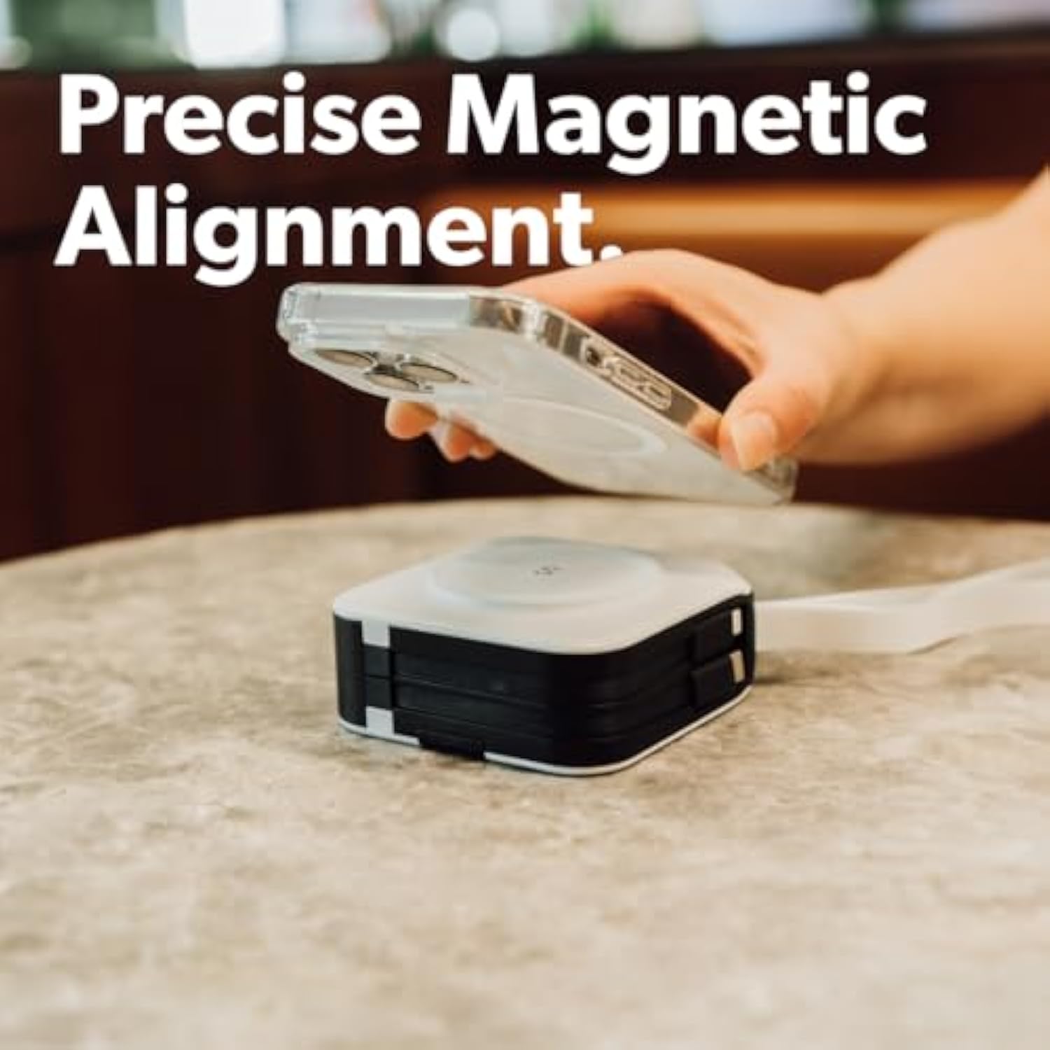 Powerpack Universal - 5 In 1 Magsafe Compatible Travel Charger | Universal Adapter | Travel Power Bank | Included Adapter Plug (Midnight Black)