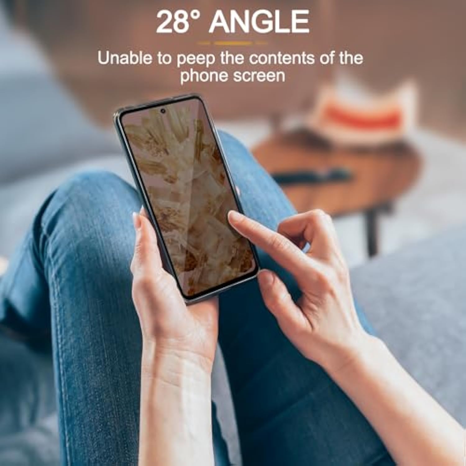 2 Pack Privacy Screen Protector For Google Pixel 8 [Anti-Spy Tempered Glass], Ultra Hd, Anti-Scratch, Bubble-Free, Easy Install 9H Protective Glass For Pixel 8