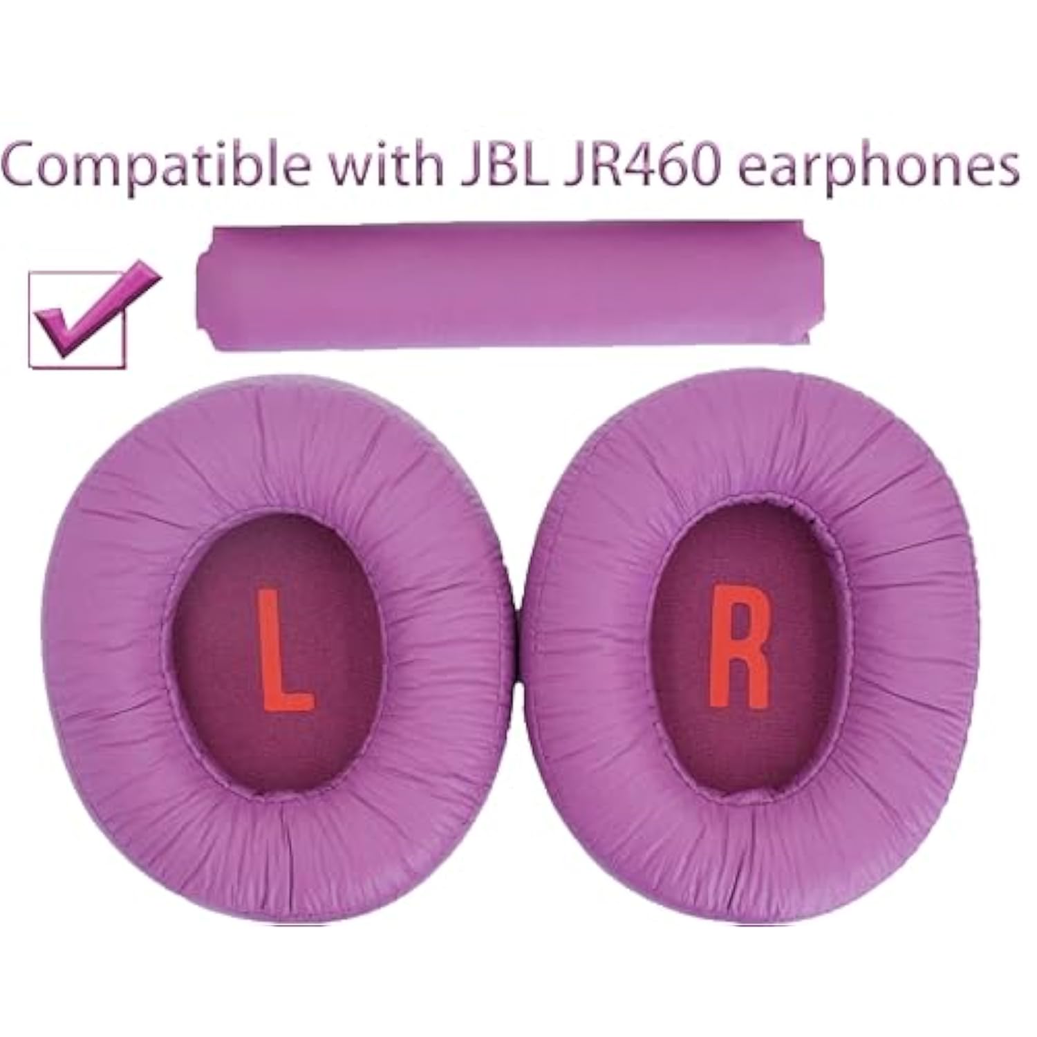 Replacement Ear Pads Are Compatible With Jbl Jr460 Headphones. Replacement Ear Pads Are Made Of Soft Frog Skin And Memory Foam. Includes Replacement Ear Pads*2+Headband*1 (Pink/Frog Skin)