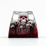 Artisan Keycaps Skull Resin Skull Keycap Esc Custom 1U Sa Prolfile Handmade Keycaps For Mx Switch Mechanical Keyboards Key Cap