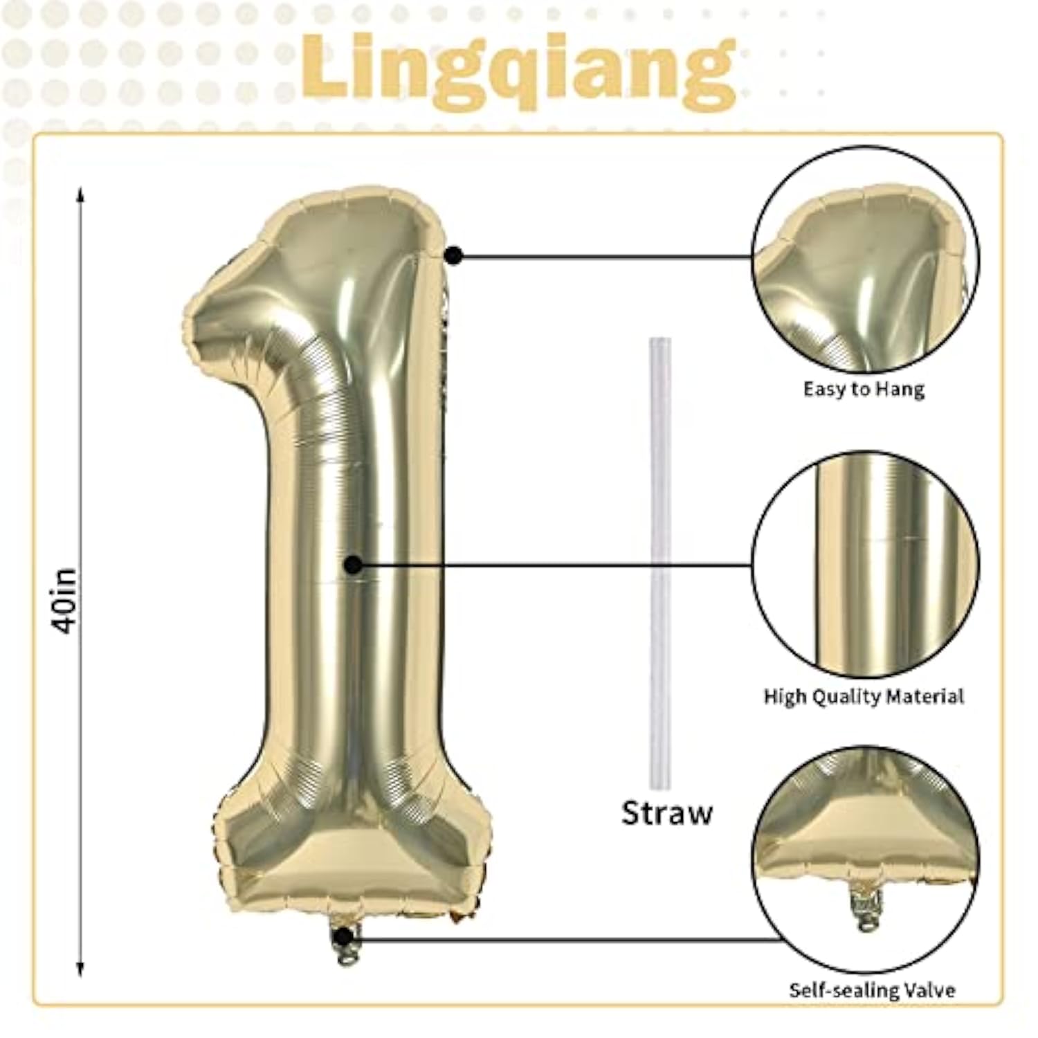 Champagne Gold Number 10 Balloons For 10Th Birthday Decorations, 40 Inch Light Gold Helium Foil Number 1 & 0 Balloons For Girls Boys, 10Th Birthday Balloons For Women Men Anniversary Party Supplies