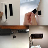 1X4 Inch Hook And Loop Strips With Adhesive - 15 Sets, Strong Back Adhesive Fasten Mounting Tape For Home Or Office Use - Instead Of Holes And Screws, Black