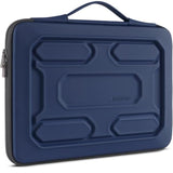 17 Inch Laptop Sleeve With Handle Shockproof Waterproof Eva Protective Case For 17.3" Zbook Fury 17.3 G8/Msi Gs73Vr Stealth Pro/Hp Envy 17/Lg Gram 17"/Rog Strix Gl702Vs, Dark Blue