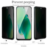 2 Pack Privacy Screen Protector For Motorola Moto G 5G (2025) Anti Spy Tempered Glass Film, Anti-Scratch, Bubble Free, Case Friendly