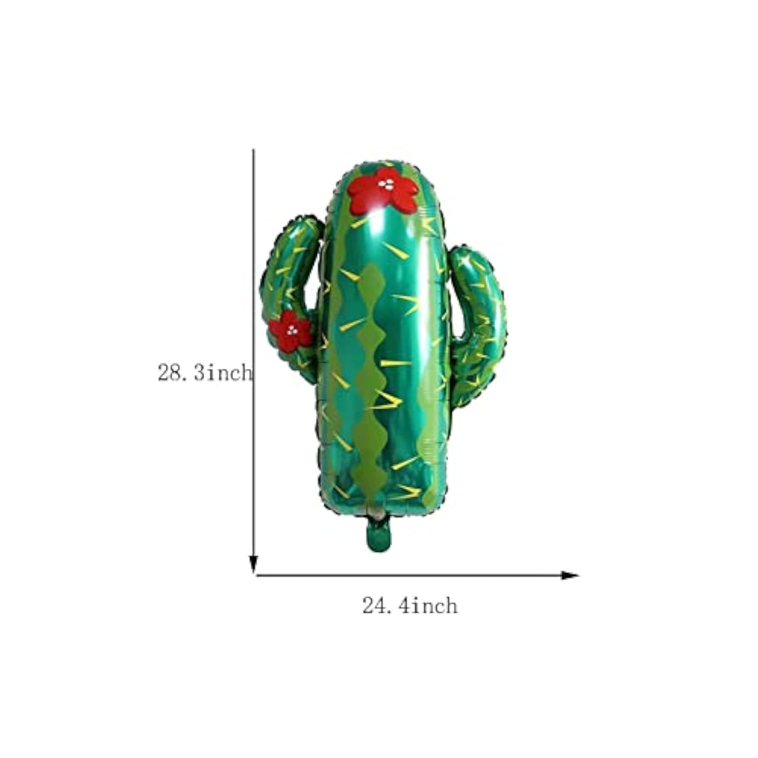 RS 6PCS Mexican Fiesta Balloons Jumbo Mexico Taco Llama Cactus Sombrero Mylar Foil Balloon Birthday Mayo Mexican Fiesta Theme Party Decor