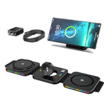 Travel Charger For Samsung Multi Devices, 3 In 1 Charging Station For Samsung Galaxy S25 Ultra/S24 Ultra, Magnetic Foldable Charger For Travel, Wireless Charging Pad For Galaxy Watch 7/Ultra
