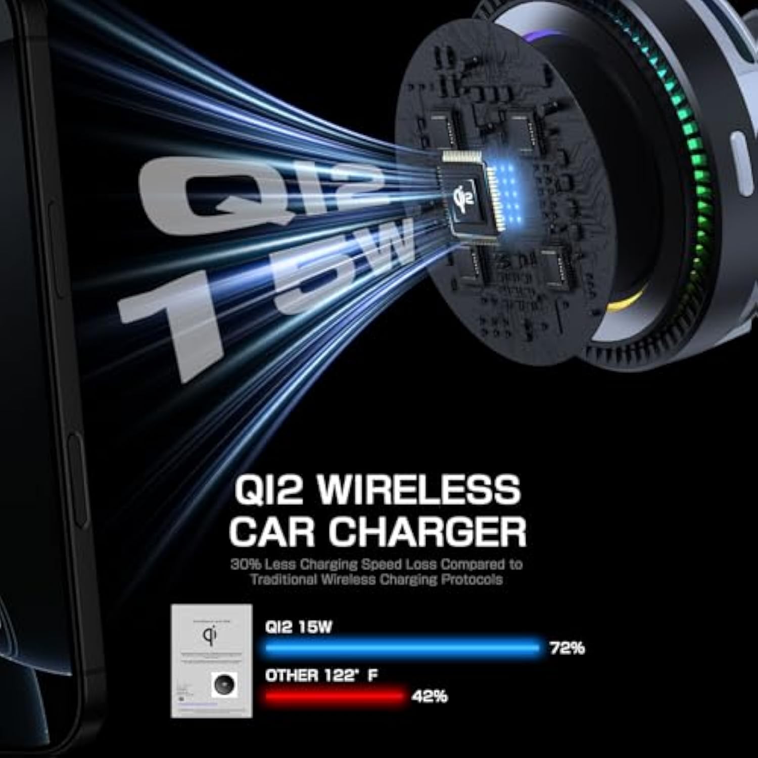 For Magsafe Car Mount Charger, Car Charger Qi2,15W Wireless Car Charger, Rapid Cooling Drop, Compatible With Magsafe Charger Car, Air Vent Dashboard Phone Holder Mount For Iphone 16 15 14 13 12 Series