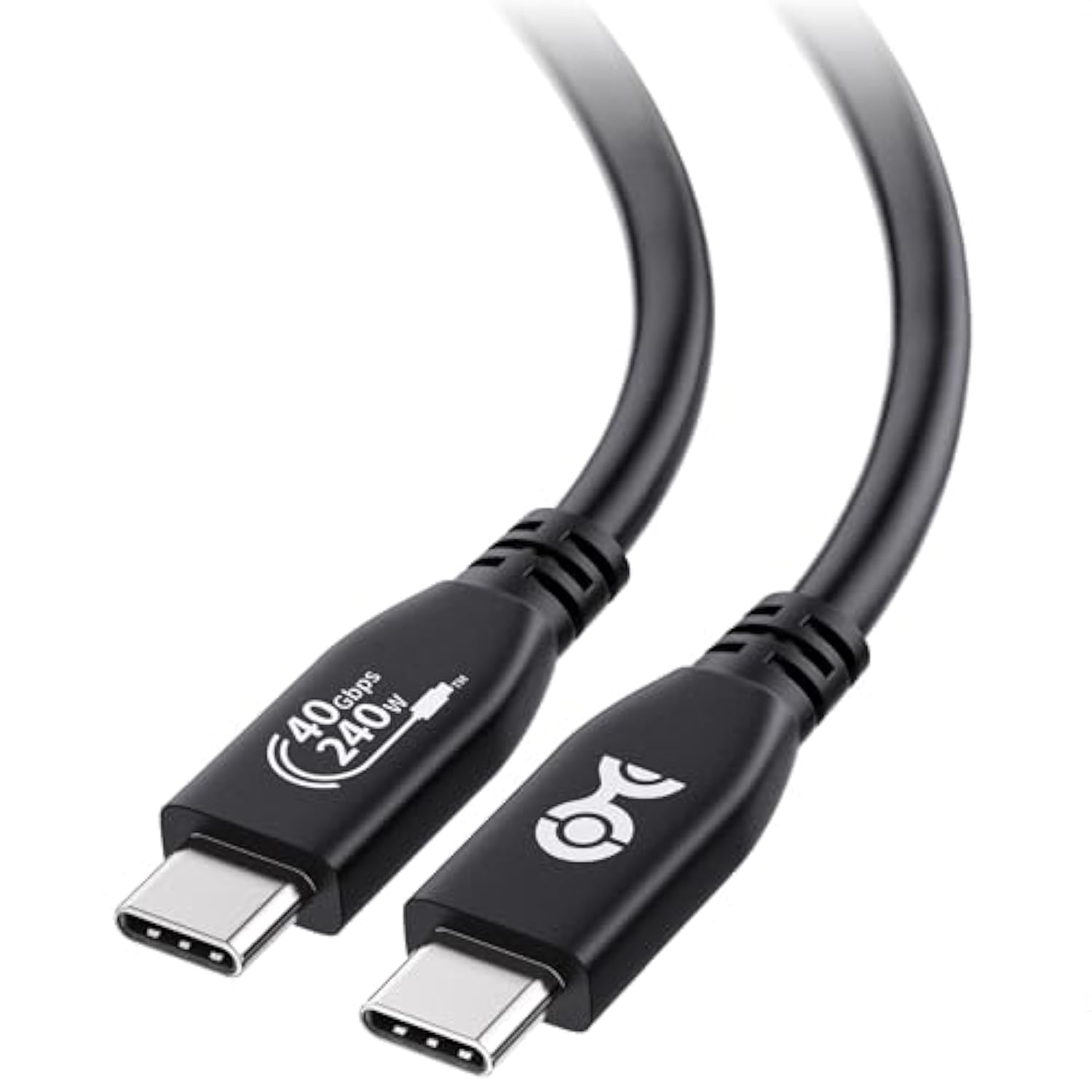 Cable Matters [USB-IF Certified] 40Gbps USB 4 Cable - 3.3ft, Supports Up to [8K@60Hz / 4K@240Hz Video, 240W Charging, 40Gbps Data Transfer] USB4 Cable, Black, Compatible with Thunderbolt 4, MacBook