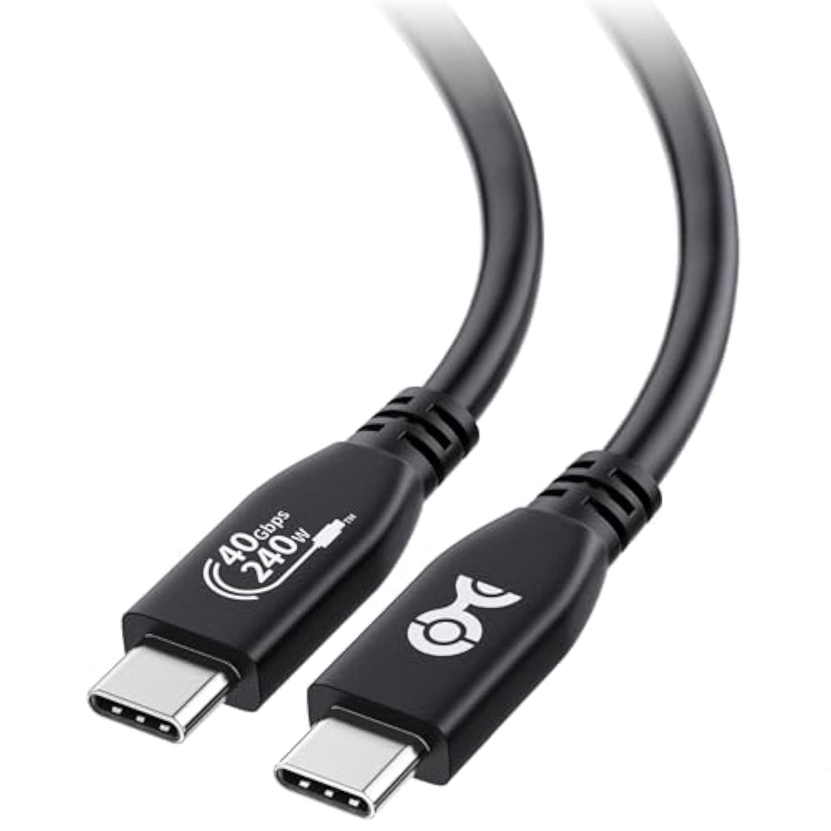 Cable Matters [USB-IF Certified] 40Gbps USB 4 Cable - 3.3ft, Supports Up to [8K@60Hz / 4K@240Hz Video, 240W Charging, 40Gbps Data Transfer] USB4 Cable, Black, Compatible with Thunderbolt 4, MacBook