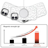 For Iphone 16 Case 6.1 Inch,Compatible With Magsafe,Cute Cheetah Leopard Print Pattern,Magnetic Shockproof Protective Tpu Bumper Cases Cover For Iphone 16 Women Girly