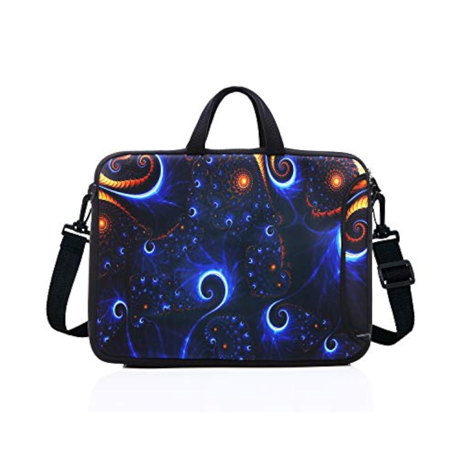 15.6-Inch Laptop Shoulder Sleeve Bag Case With Handle For 15 15.6" Acer Dell Hp (Classic Blue)