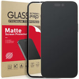 [2 Pack Matte Glass Screen Protector Compatible For Iphone 14 Pro Max, Dynamic Island Compatible/Anti-Glare [No Bubbles] Install Frame/Smooth As Silk, Iphone 14 Pro Max 6.7Inch 2022