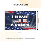 Martin Luther King Jr. Day MLK 3x5 FT Outdoor Flags 3x5 Foot Double-sided Printing Flag Decorative Banner for Outdoors 3x5 FT