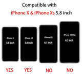 Clear Shockproof Protective Bumper Slim Case for iPhone X & iPhone Xs 5.8 Inch