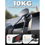 Suction Phone Mount, Mini Portable Super Stable Electric Vacuum Magnetic Phone Holder, 360° Adjustable Vlogging Travel Multi-Scene Use For Iphone 16E 16 Pro Max 15 14 13