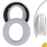 Geekria QuickFit Replacement Ear Pads for Sony PlayStation New Version 2018, PS4 Gold Wireless 500 Million Limited Edition Headphones (Grey)