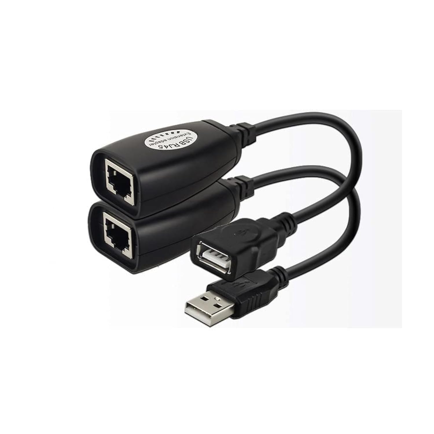 Usb To Rj45 Extension Adapter Over Rj45 Ethernet Lan Splitter Cable Usb 2.0 Ex