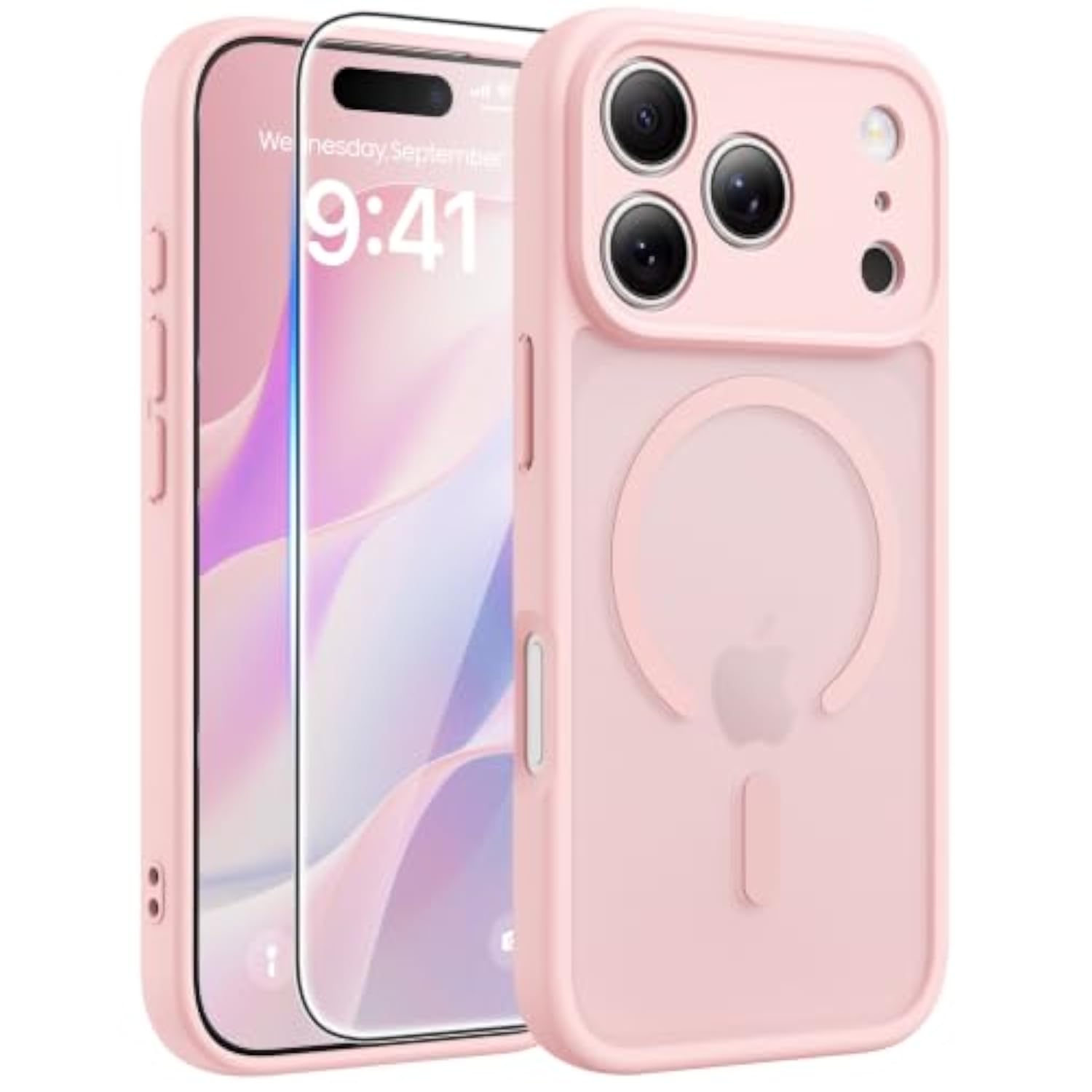 Magsafe Compatible Case for iPhone 17 Pro with Built-in Screen Protector