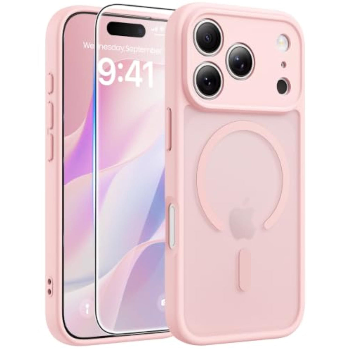 Magsafe Compatible Case for iPhone 17 Pro with Built-in Screen Protector