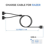 Charger Compatible With Razer Anzu Smart Glasses - 1M