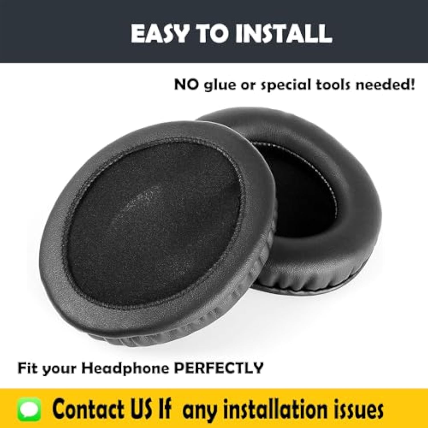 Replacement Earpads Cushion Compatible With Panasonic Rp-Wf830/Panasonic Rp-Wf820 Headphones Ear Pads With Softer Protein Leather/Memory Foam