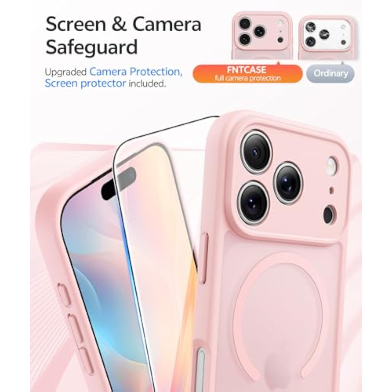 iPhone 17 Pro Max Magsafe Case with Screen Protector