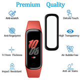 Screen Protector For Samsung Galaxy Fit 2, Easy To Install [3 Pack] 3D Curved Edge Anti-Scratch Hd Ultra Shatterproof Flexible Protector Compatible With Samsung Galaxy Fit 2