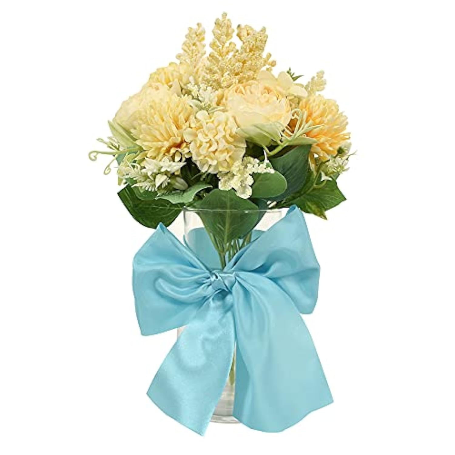 4 Inch Wide Light Blue Solid Satin Ribbon 22Yd Fabric Large Ribbon For