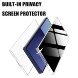 Magnetic Case For Samsung Galaxy Z Fold 7 With Privacy Screen Protector [Compatible With Magsafe],Ultra Thin Anti Yellowing Scratch Resistant Bumper Cover For Galaxy Z Fold 7 2025,Clear
