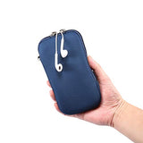 Neoprene Shock Absorbing Proof Pouch Cell Phone Sleeve Case Zipper Neck Strap for iPhone 17 Pro Max 16 Pro Max  Galaxy S25 Ultra S24 Ultra A16