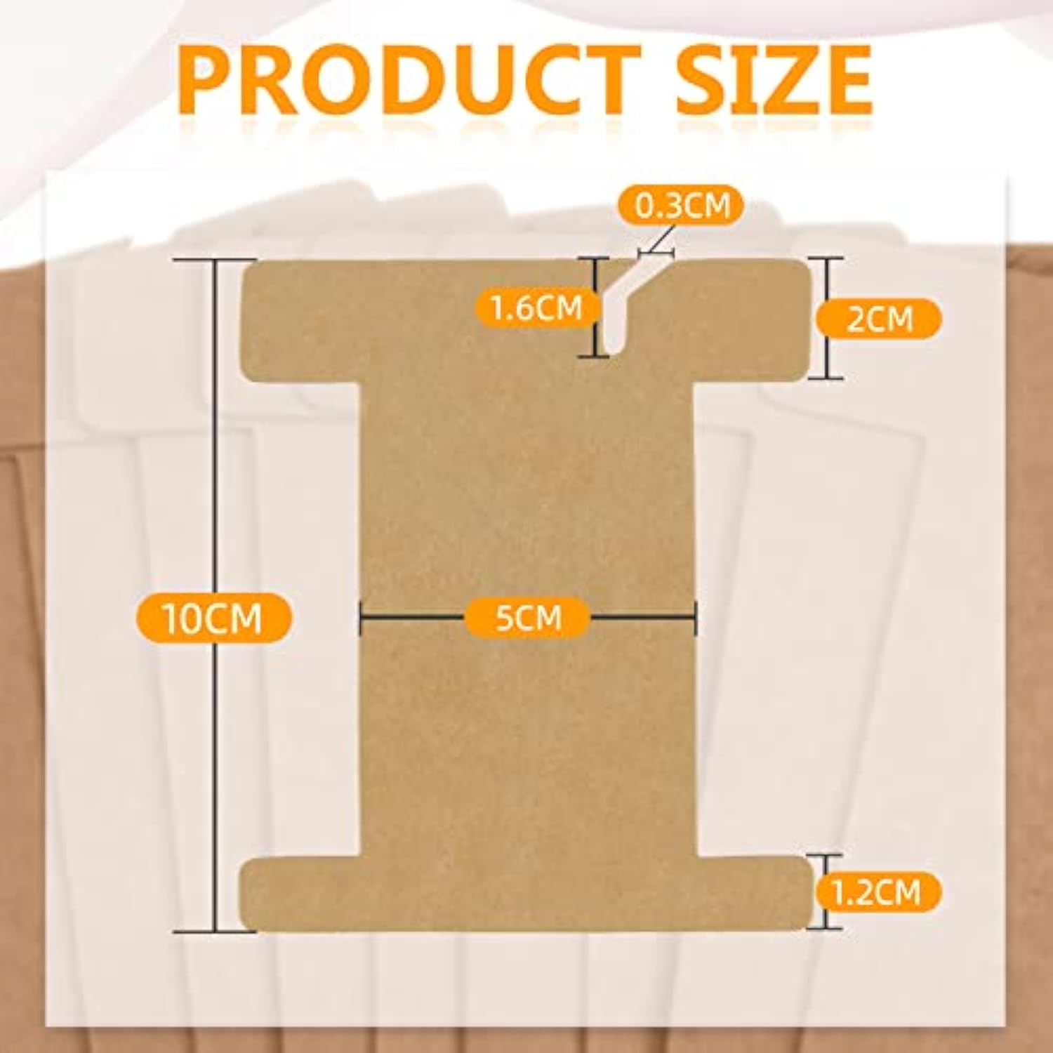 Ribbon Storage Organizer Set Cardboard Ribbon Spools Embroidery Floss