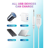 Usb Dc Charging Cable 2.5Mm Dc Charger Cord 2.7Ft Replacement For Massager-2 P