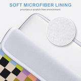 Laptop Sleeve 13 Inch For Macbook Air 13-13.6 Inch, Cute Laptop Case For Macbook Pro 13 Inch 14 Inch, Slim Protective Travel Carrying Case Sleeve For 14 Inch Chromebook, Hp, Dell, Checker