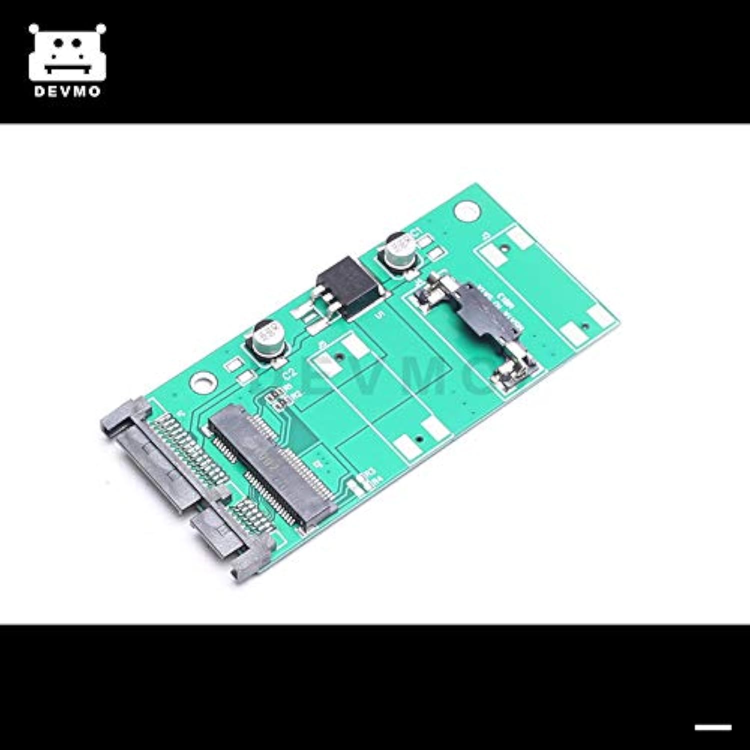 Msata To Sata 3.0 Adapter Converter Card 50Mm Msata Ssd To 2.5" Sata Ssd 15+7