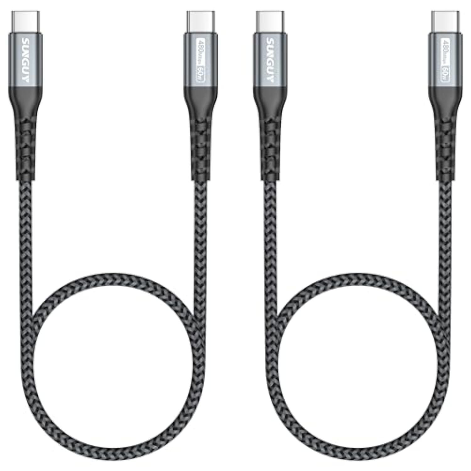 Usb C To Usb-C Cable, [2Pack, 2Ft] 60W Pd Usb 2.0 Fast Charging Cord Compatibl