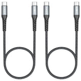 Usb-C To Usb-C Cable, [2Pack, 2Ft] 60W Usbc To Usbc Fast Charger Cable For Iphone 15/15 Plus/15 Pro/15 Pro Max, Galaxy S23/S22 Ultra/Z Fold, Ipad Pro/Air 2020, Macbook Air/Pro, Ps5