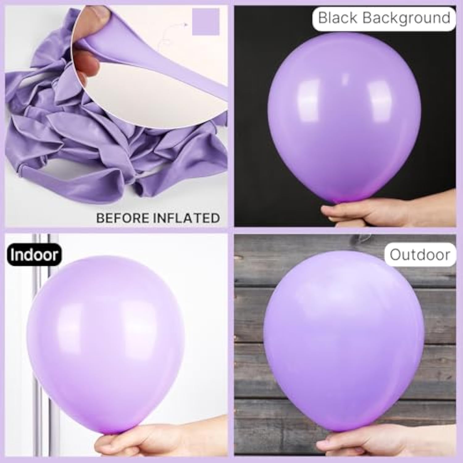 Lavender Balloons 99 Pcs Different Sizes Pack Of 36 18 12 10 5 Inch Light Purple Pastel Purple Lilac Balloon Arch Kit Garland For Graduation Baby Shower Birthday Party Decorations Purple-Q10