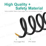 Power Cord Replacement For Dewalt Dcr010 Jobsite Speaker Dcr028B Radio 8.2Ft 2-Slot Ac Power Cord Cable