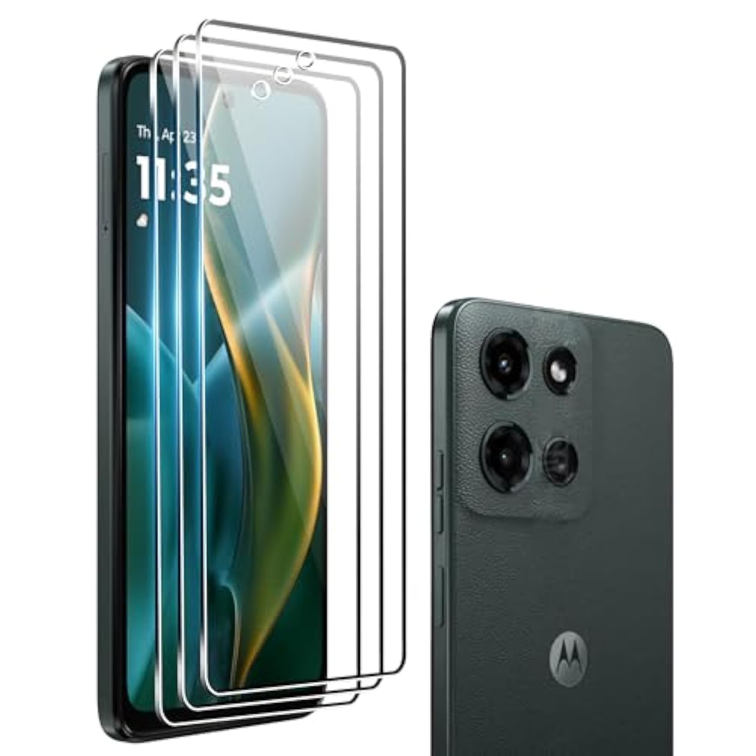 (3 Pack) Designed For Motorola Moto G (2025)/Moto G Power (2025)/Moto G Play 2025 Screen Protector,Tempered Glass Flim,Anti-Scratch,Bubble Free,Case Friendly