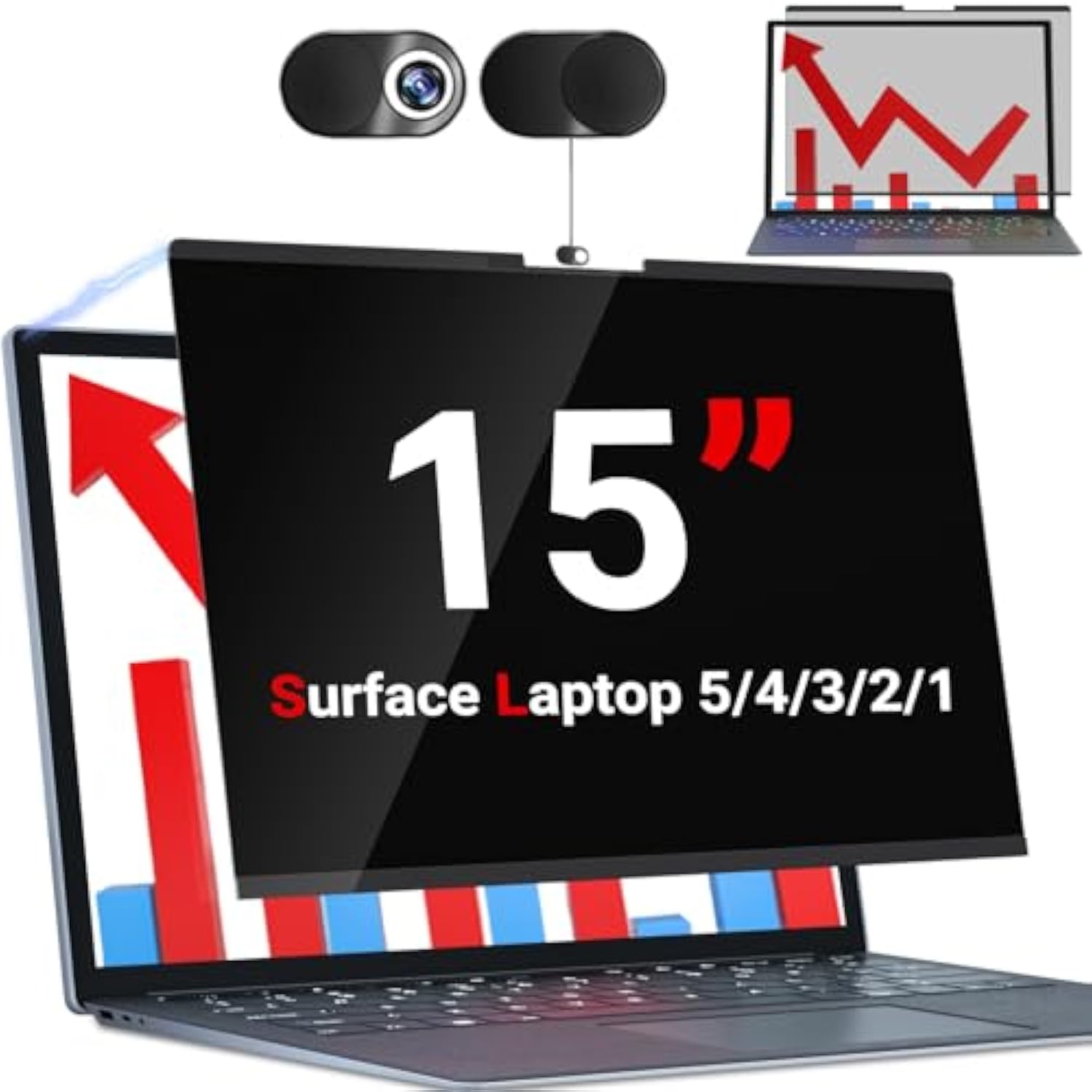 Anti Blue Light and Anti Glare Filter Screen Protector for 15.6" Display 16:9