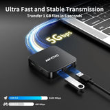 6 In 1 Adapter With 4K 30Hz Hdmi, 100W Pd, 3 Usb A 3.0, 1 Usb C For Macbook Pr