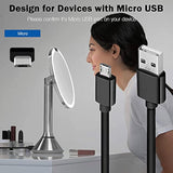 Replacement Micro Usb Charging Cable Cord For Simple Human Mirror Compatible With Simplehuman Mirror 5" 8" Round Lighted Makeup Mirror (5Ft)