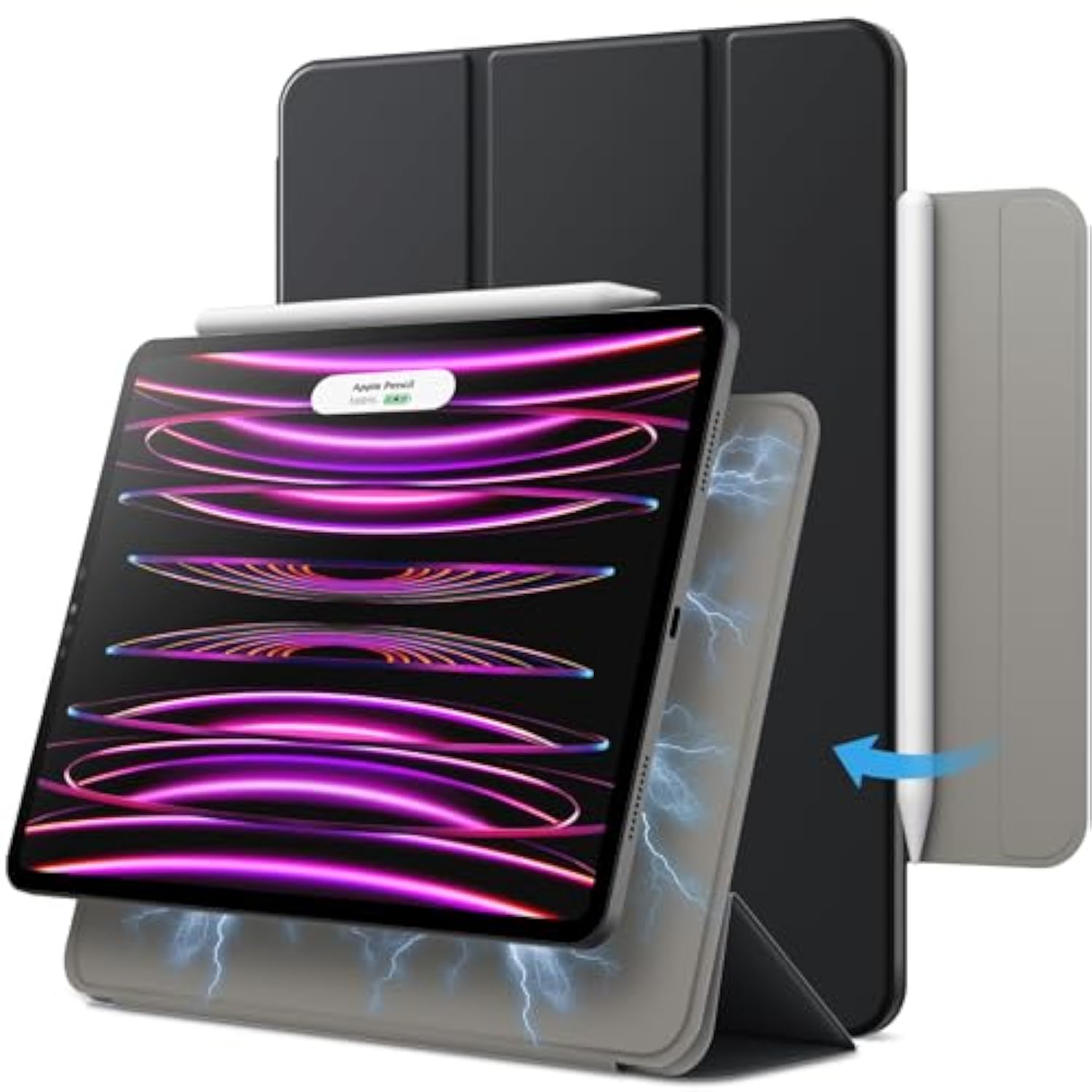 JETech Magnetic Case for iPad Pro 11 Inch All Models, and iPad Air 5/4 (10.9-i