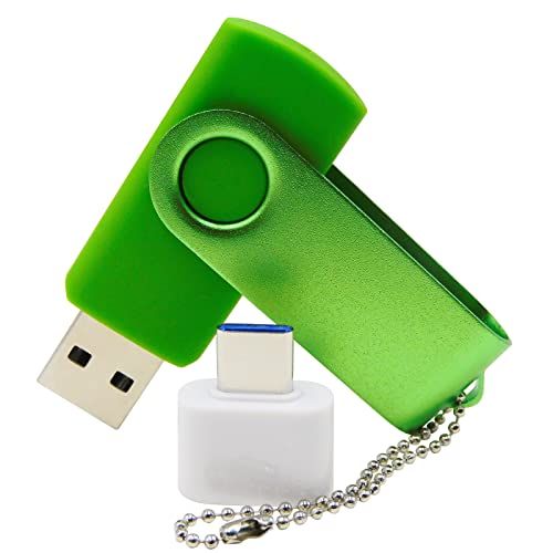 128Mb Usb Flash Drives Thumb Drive U Disk Pendrive Memory Sticks For Pupil Students Presents Gifts (Green)