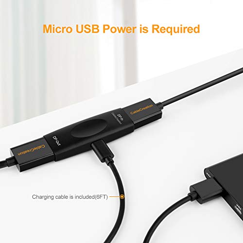 Displayport 1.4 Repeater, Displayport Signal Booster, Signal Amplifier With 8K Video Resolution Compatible For Oculus Rift S, Htc Vive Pro, Valve Index, Gaming Monitor, Projector