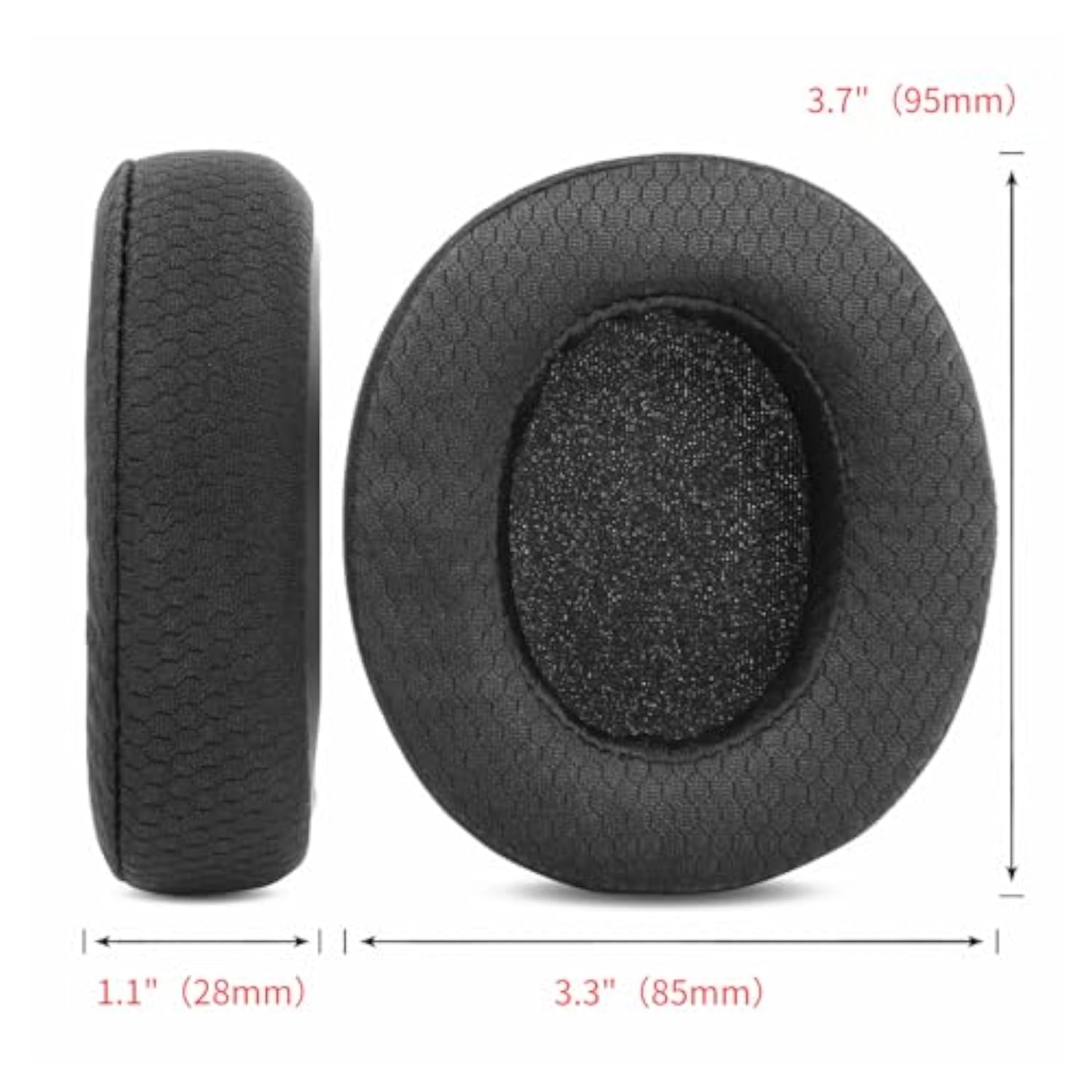 Hesh 3 Upgrade Ear Pads Ear Cushions Replacement Compatible With Skullcandy Crusher Wireless/Crusher Anc/Evo Hesh Anc/Evo Hesh 3 Wireless/Venue Wireless Anc Headphone Fabric Earpads