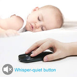 Wireless Bluetooth Mouse, Ultra-Thin Flat And Slim Silent Usb-C Rechargeable Travel Mini Portable Mouse For Mac Ipad Laptop Macbook Tablet Chromebook - Black