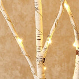 Lighted Birch Branches 32In 100 Led With Timer Battery Operated, Artificial Tree Branch With Warm,Willow Branch Lights For Home Bedroom Fireplace Christmas Holiday Decoration