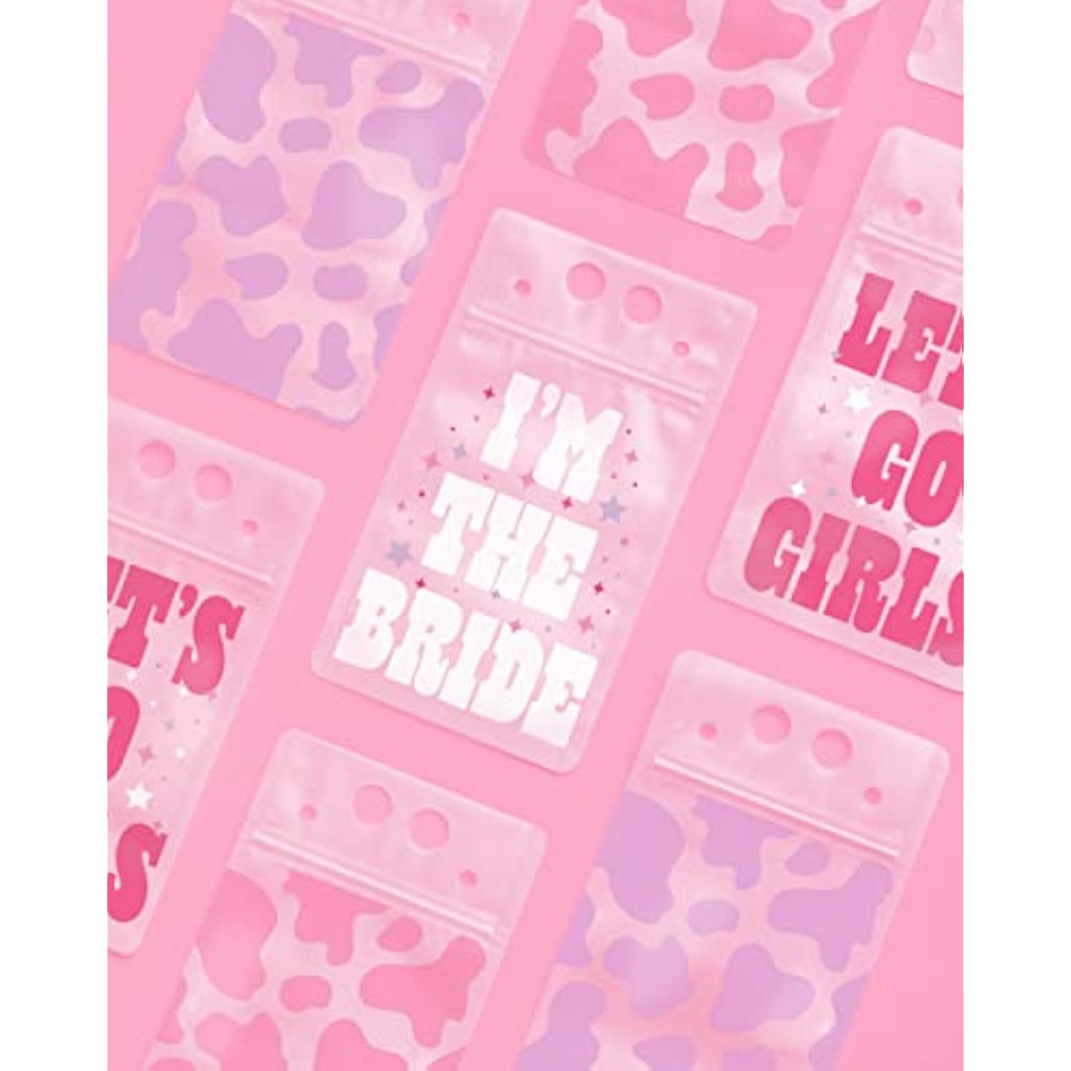 Bachelorette Party Decorations Last Rodeo Drink Pouches - 16 Ct | Bach Party Cups, Nashville Bridal Shower, Let'S Go Girls Gift, Cowgirl Bride Bridesmaid Favors